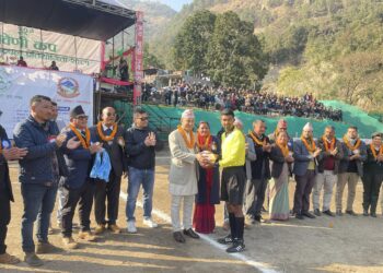 बेंसीशहरमा ३२ औं त्रिवेणी कप राष्ट्रव्यापी फुटवल प्रतियोगिता सुरु